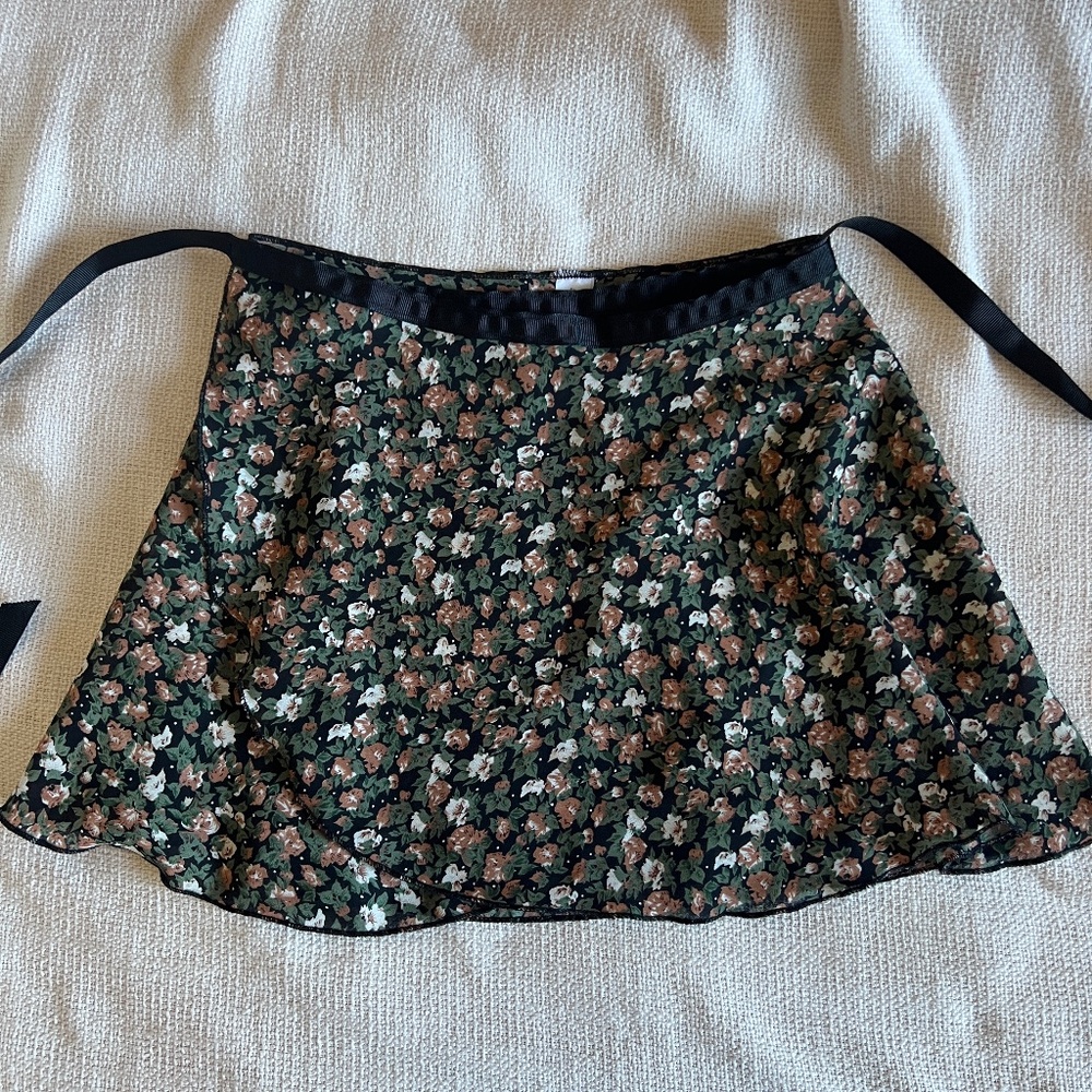 Lovely floral wrap ballet skirt